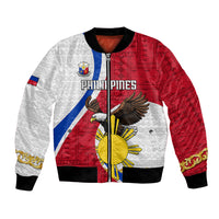 personalized-philippines-bomber-jacket-the-eight-rayed-sun-bald-eagle-polynesian-pattern