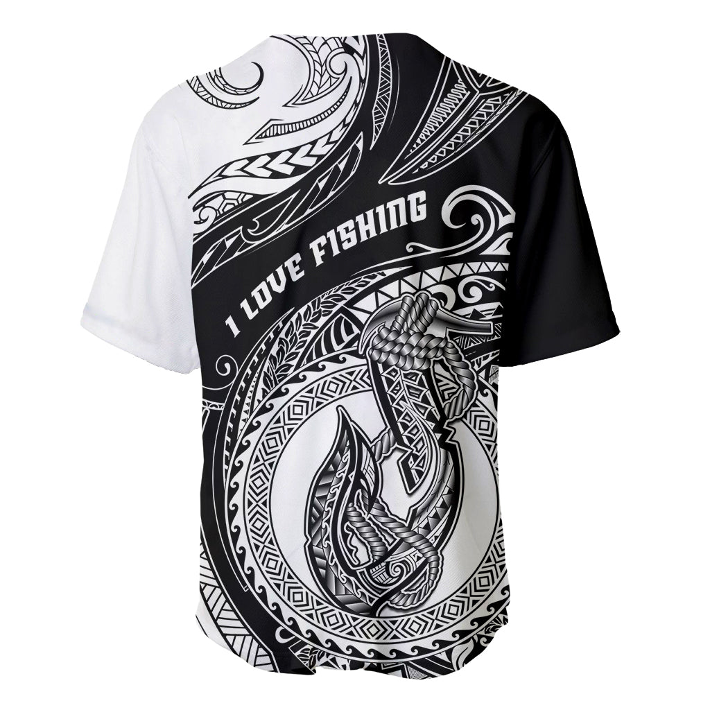 Go Fishing Baseball Jersey Polynesian Pattern LT05 - Polynesian Pride