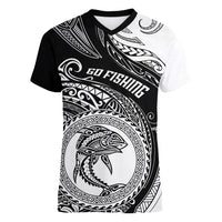 go-fishing-women-v-neck-t-shirt-polynesian-pattern
