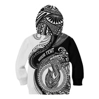 Personalized Go Fishing Kid Hoodie Polynesian Pattern LT05 - Polynesian Pride