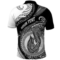 Personalized Go Fishing Polo Shirt Polynesian Pattern LT05 - Polynesian Pride