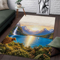 New Zealand Flag Area Rug Scenic Nature LT05 Multicolor - Polynesian Pride