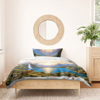 New Zealand Flag Bedding Set Scenic Nature LT05 - Polynesian Pride