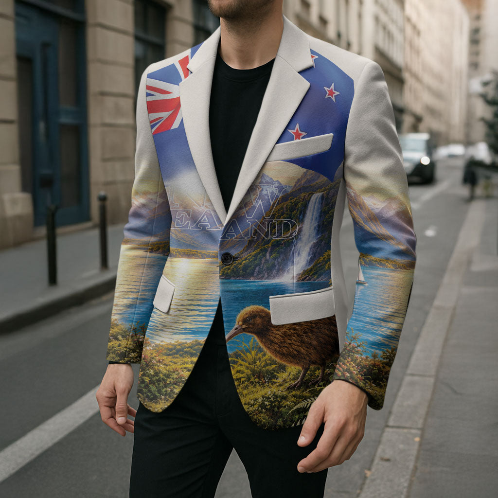 New Zealand Flag Blazer Scenic Nature LT05 - Polynesian Pride