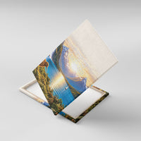 New Zealand Flag Canvas Wall Art Scenic Nature LT05 With Frame Multicolor - Polynesian Pride