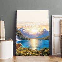 New Zealand Flag Canvas Wall Art Scenic Nature LT05 - Polynesian Pride