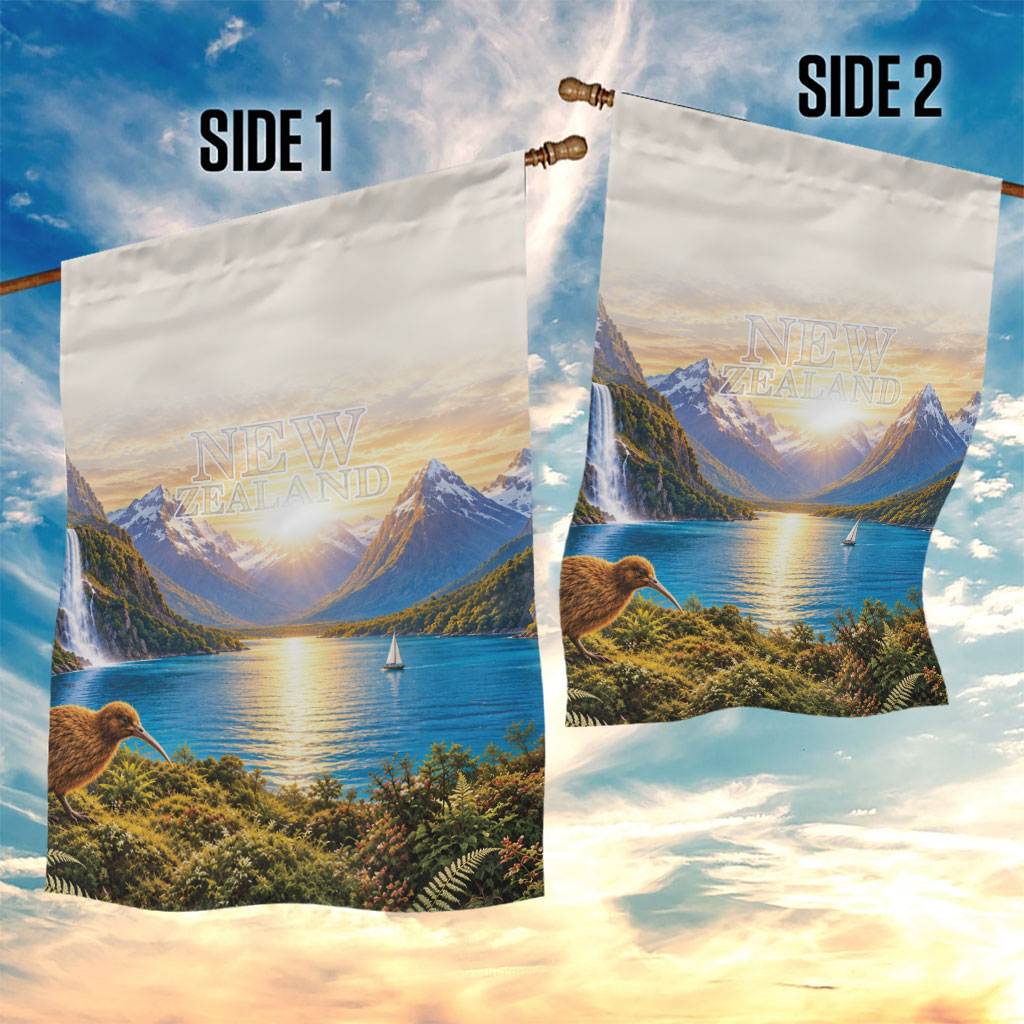 New Zealand Flag Garden Flag Scenic Nature LT05 - Polynesian Pride