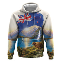 New Zealand Flag Hoodie Scenic Nature LT05 Pullover Hoodie Multicolor - Polynesian Pride