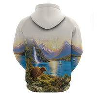 New Zealand Flag Hoodie Scenic Nature LT05 - Polynesian Pride