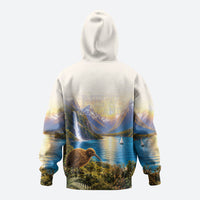 New Zealand Flag Hoodie Scenic Nature LT05 - Polynesian Pride