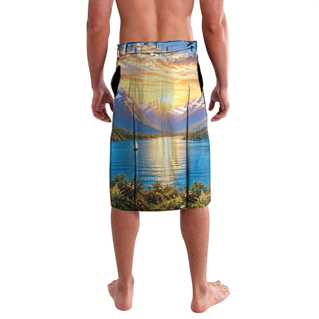 New Zealand Flag Lavalava Scenic Nature LT05 - Polynesian Pride