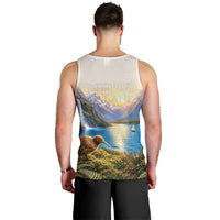 New Zealand Flag Men Tank Top Scenic Nature LT05 - Polynesian Pride