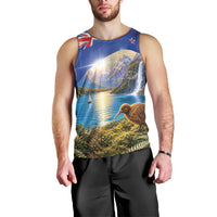 New Zealand Flag Men Tank Top Scenic Nature LT05 - Polynesian Pride