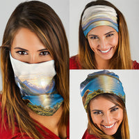 New Zealand Flag Neck Gaiter Scenic Nature LT05 - Polynesian Pride