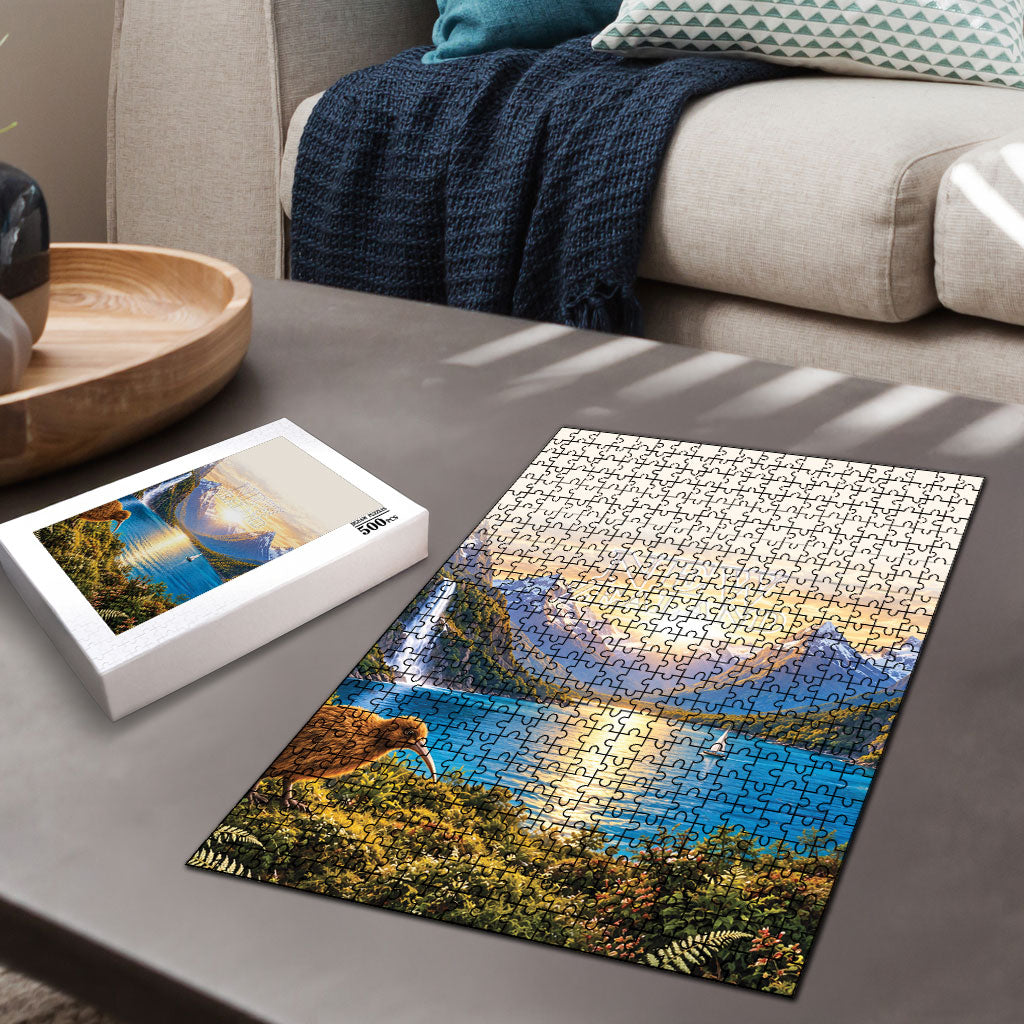 New Zealand Flag Puzzle Scenic Nature LT05 - Polynesian Pride