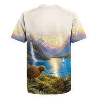 New Zealand Flag Rugby Jersey Scenic Nature LT05 - Polynesian Pride