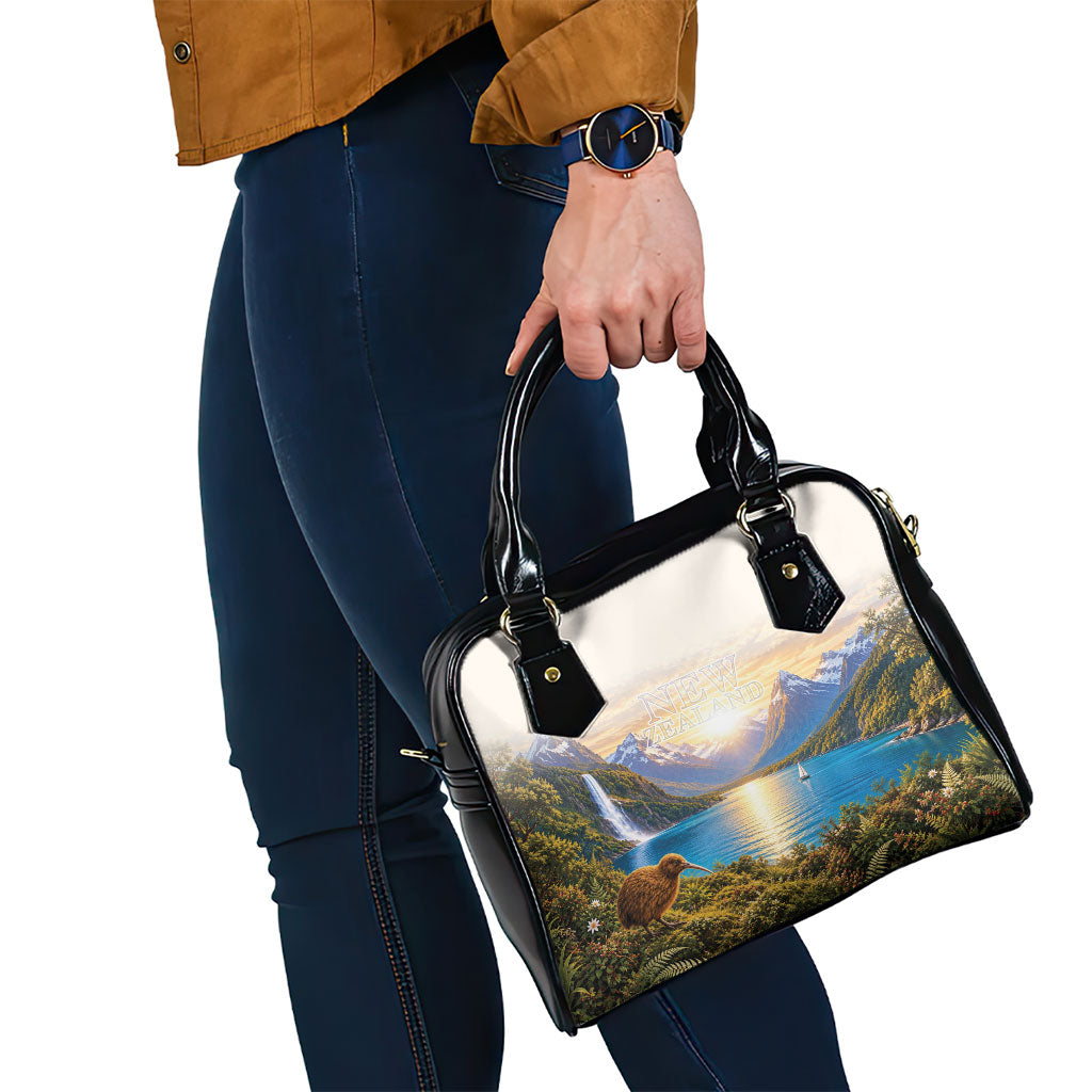 New Zealand Flag Shoulder Handbag Scenic Nature LT05 - Polynesian Pride