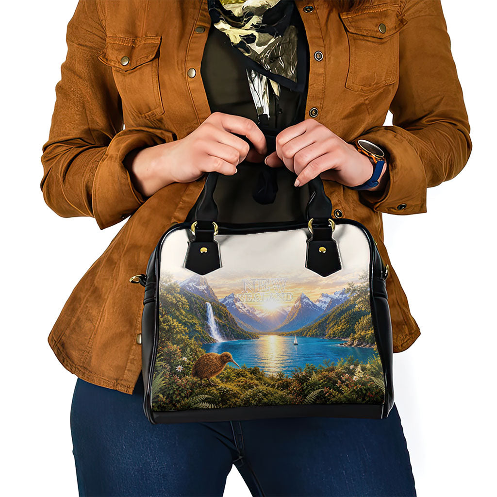 New Zealand Flag Shoulder Handbag Scenic Nature LT05 - Polynesian Pride