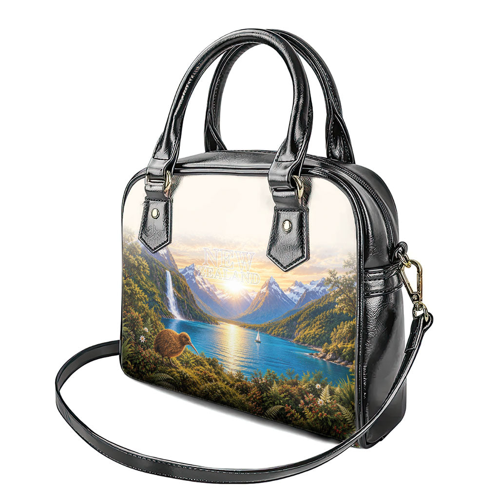 New Zealand Flag Shoulder Handbag Scenic Nature LT05 - Polynesian Pride