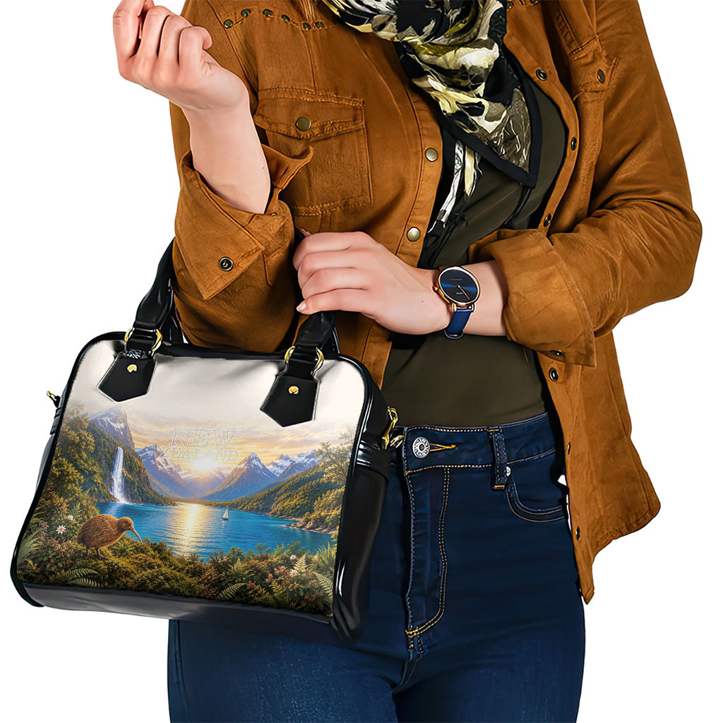 New Zealand Flag Shoulder Handbag Scenic Nature LT05 - Polynesian Pride