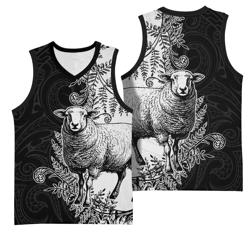 New Zealand Aotearoa Hipi Basketball Jersey Maori Pattern LT05 - Polynesian Pride