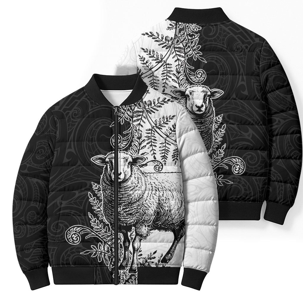 New Zealand Aotearoa Hipi Bomber Puffer Jacket Maori Pattern LT05 - Polynesian Pride