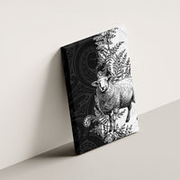 New Zealand Aotearoa Hipi Canvas Wall Art Maori Pattern LT05 - Polynesian Pride