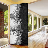 New Zealand Aotearoa Hipi Door Cover Maori Pattern LT05 - Polynesian Pride