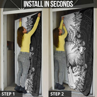 New Zealand Aotearoa Hipi Door Cover Maori Pattern LT05 - Polynesian Pride