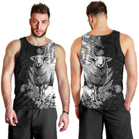 New Zealand Aotearoa Hipi Men Tank Top Maori Pattern LT05 - Polynesian Pride
