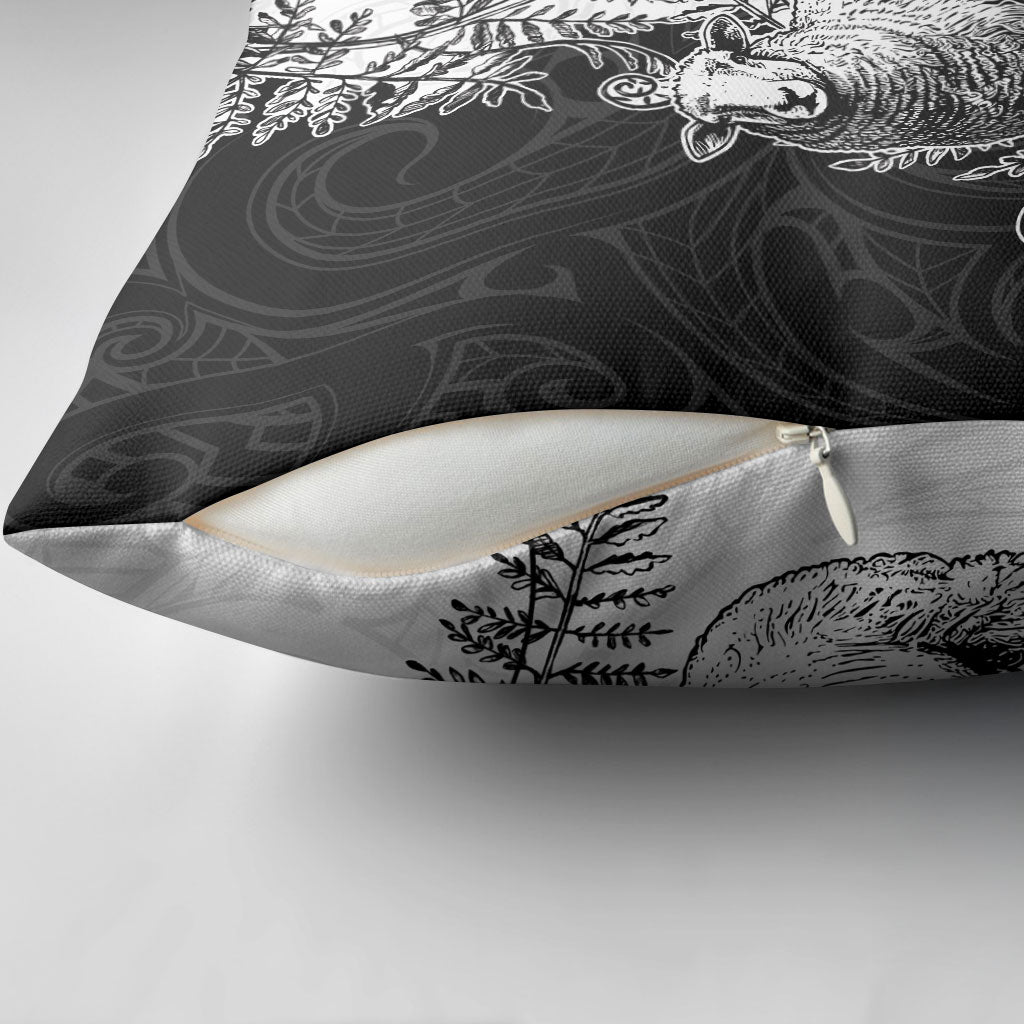 New Zealand Aotearoa Hipi Pillow Cover Maori Pattern LT05 - Polynesian Pride