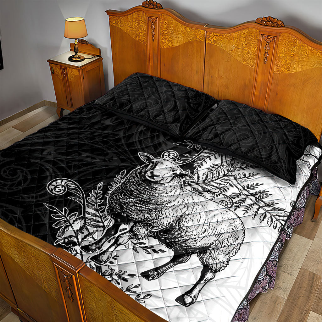 New Zealand Aotearoa Hipi Quilt Bed Set Maori Pattern LT05 - Polynesian Pride