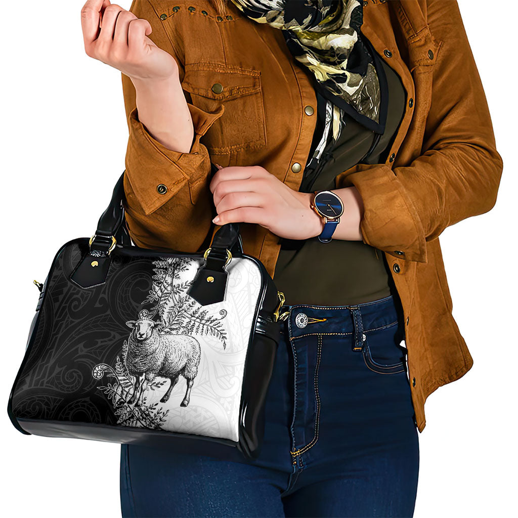 New Zealand Aotearoa Hipi Shoulder Handbag Maori Pattern LT05 - Polynesian Pride