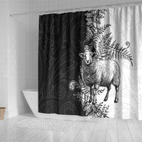 New Zealand Aotearoa Hipi Shower Curtain Maori Pattern LT05 - Polynesian Pride