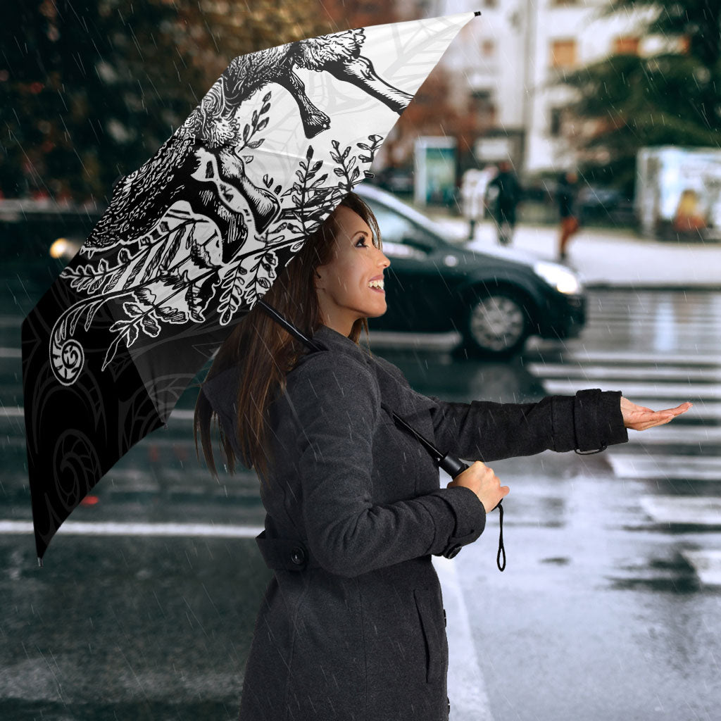New Zealand Aotearoa Hipi Umbrella Maori Pattern LT05 - Polynesian Pride