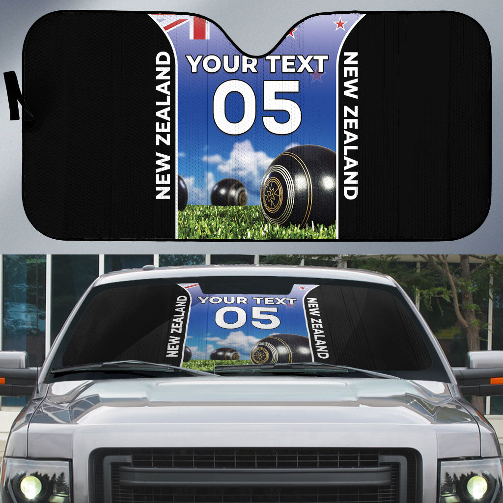 Custom New Zealand Lawn Bowls Auto Sun Shade Unique Style LT05 Multicolor - Polynesian Pride