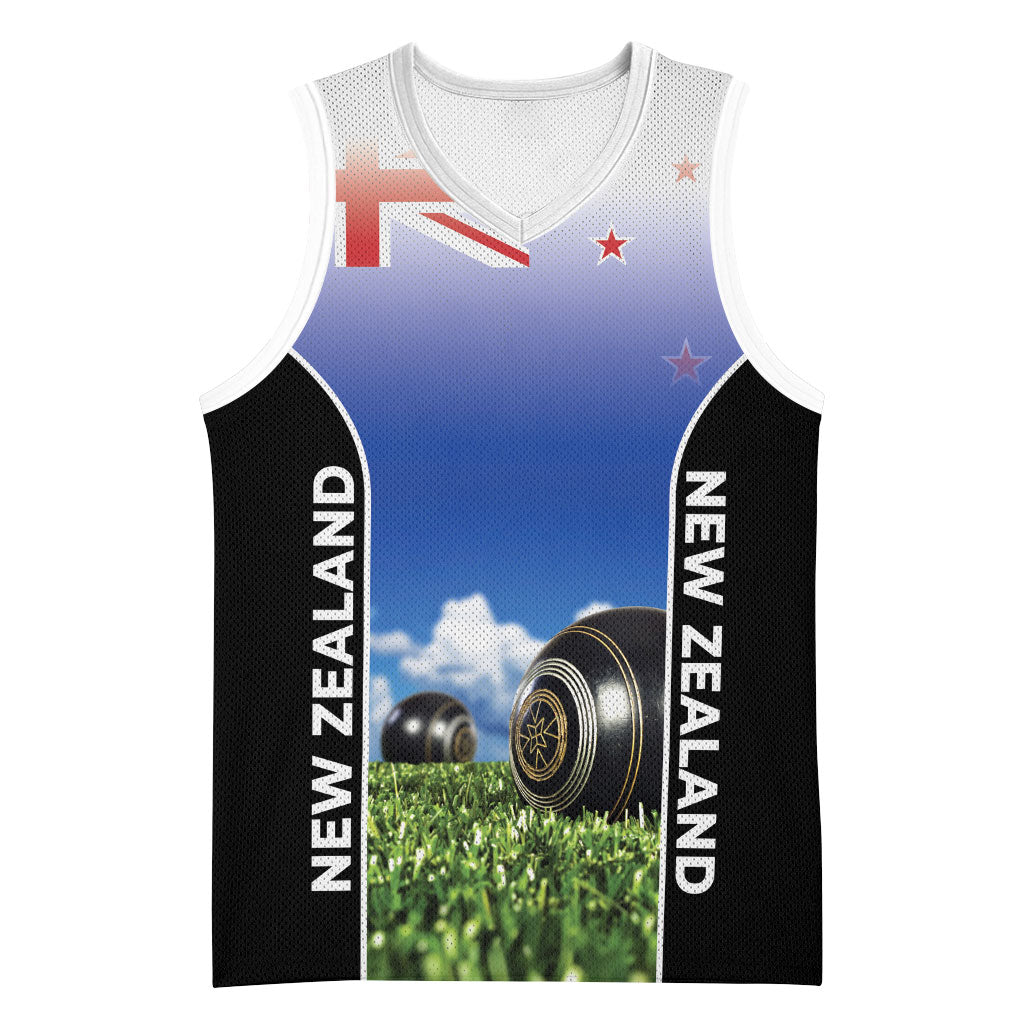 Custom New Zealand Lawn Bowls Basketball Jersey Unique Style LT05 Unisex Multicolor - Polynesian Pride