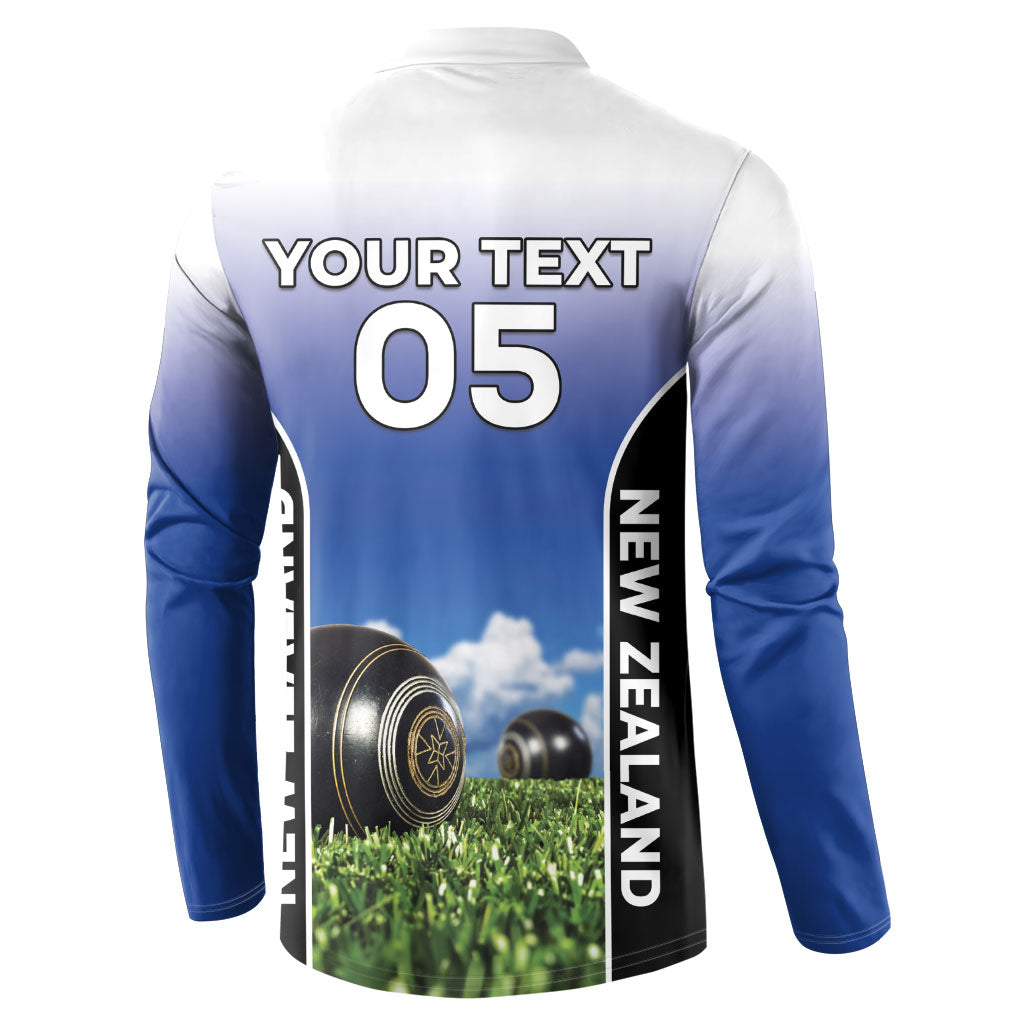 Custom New Zealand Lawn Bowls Button Sweatshirt Unique Style LT05 - Polynesian Pride