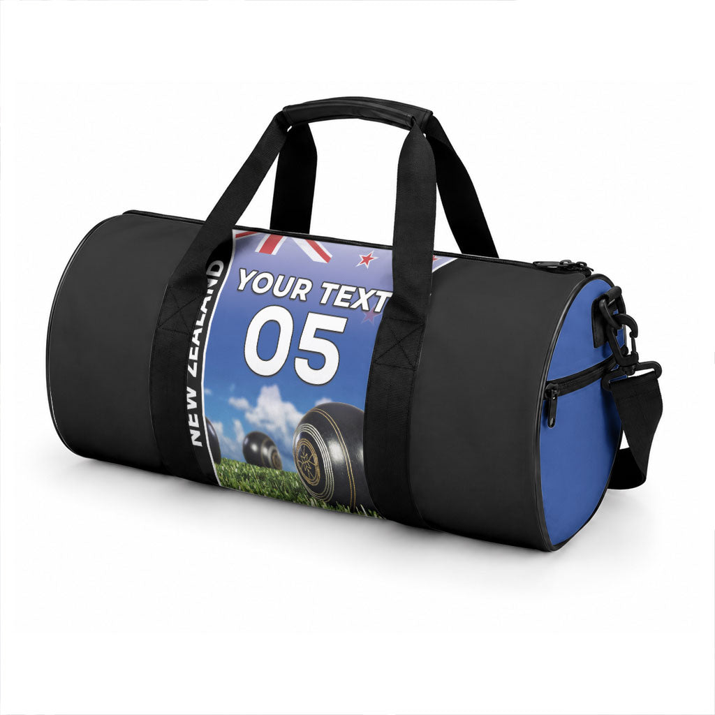 Custom New Zealand Lawn Bowls Duffle Bag Unique Style LT05 - Polynesian Pride