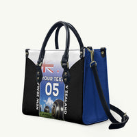 Custom New Zealand Lawn Bowls Leather Bag Unique Style LT05 Multicolor - Polynesian Pride
