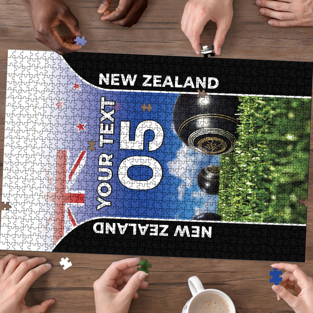 Custom New Zealand Lawn Bowls Puzzle Unique Style LT05 - Polynesian Pride