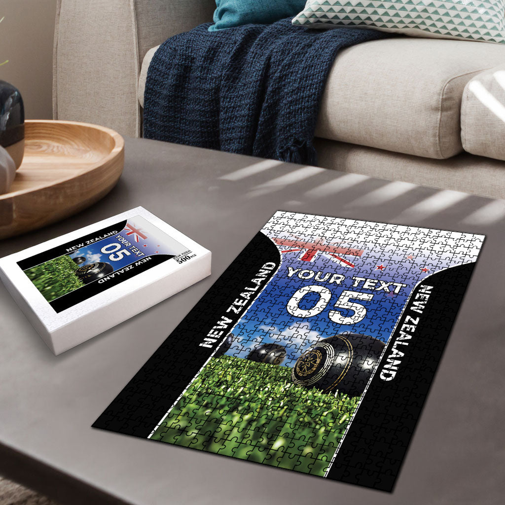 Custom New Zealand Lawn Bowls Puzzle Unique Style LT05 - Polynesian Pride