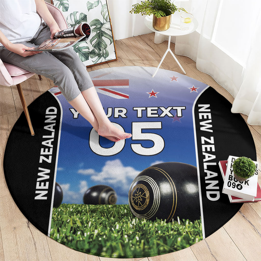 Custom New Zealand Lawn Bowls Round Carpet Unique Style LT05 - Polynesian Pride