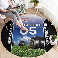 Custom New Zealand Lawn Bowls Round Carpet Unique Style LT05 - Polynesian Pride