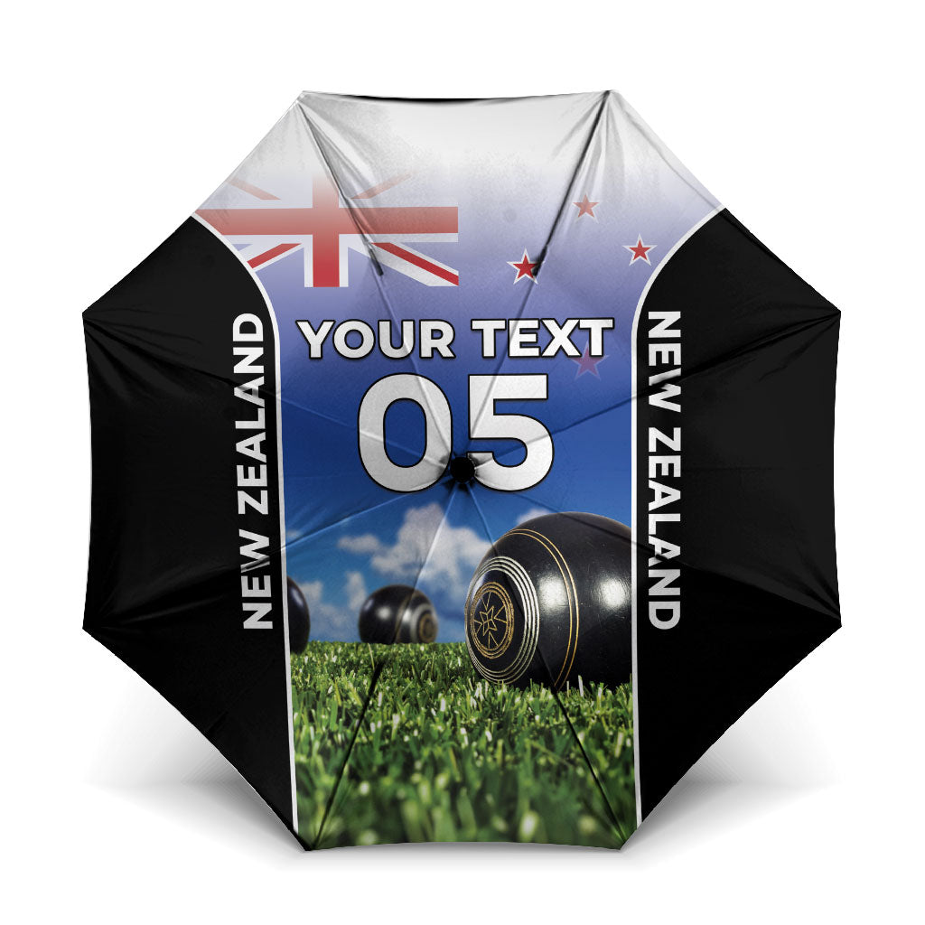 Custom New Zealand Lawn Bowls Umbrella Unique Style LT05 One Size Folded 11.42 inch Opened Diameter 37.4 inch Multicolor - Polynesian Pride