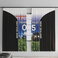 Custom New Zealand Lawn Bowls Window Curtain Unique Style LT05 With Hooks Multicolor - Polynesian Pride