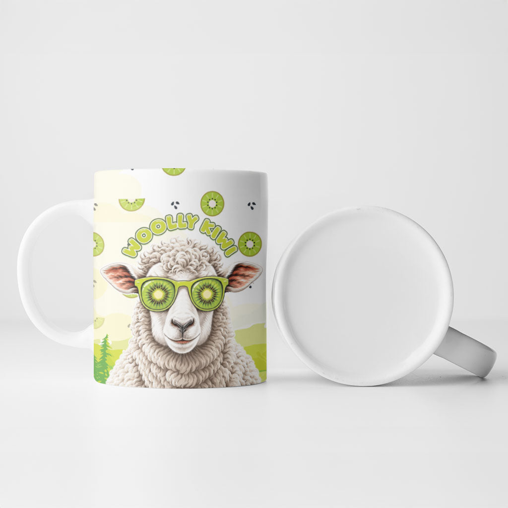 New Zealand Funny Woolly Kiwi Sheep Ceramic Mug LT05 - Polynesian Pride