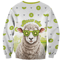 New Zealand Funny Woolly Kiwi Sheep Sweatshirt LT05 - Polynesian Pride