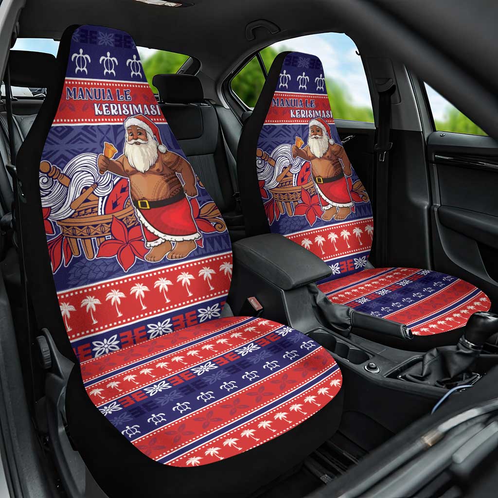 Samoa Christmas Car Seat Cover Samoan Santa Claus Manuia Le Kerisimasi