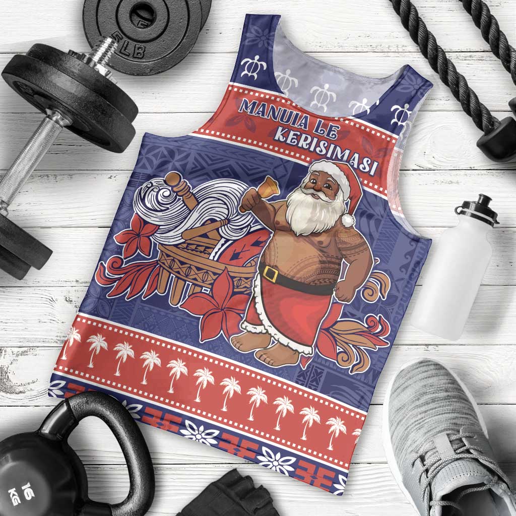 Samoa Christmas Men Tank Top Samoan Santa Claus Manuia Le Kerisimasi